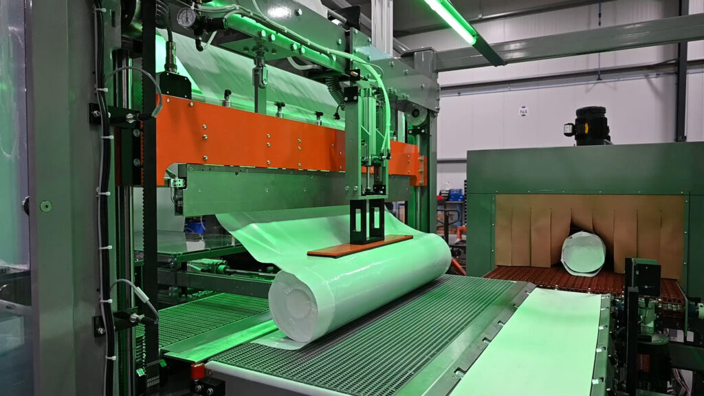 Single Roll Roll-Wrapper in Action